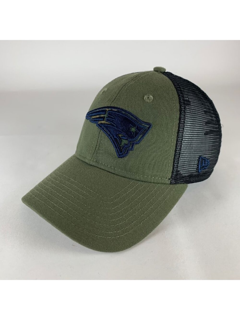 New England Patriots NFL Green Navy Blue New Era 9Twenty Snapback Trucker Hat